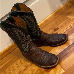 Lucchese Ostrich Cowboy Boots